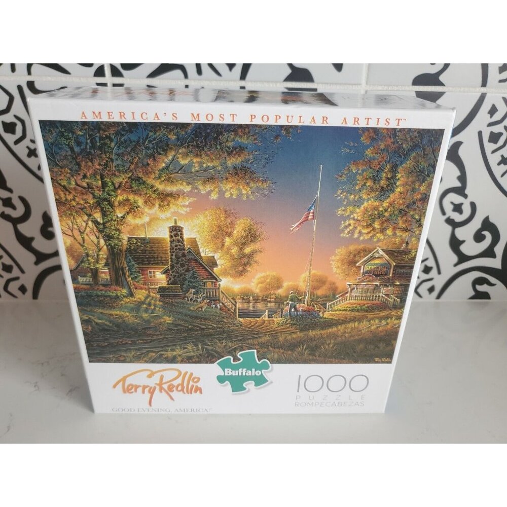 Buffalo Games Terry Redlin Good Evening, America! 1000 Piece Jigsaw Puzzle 91580